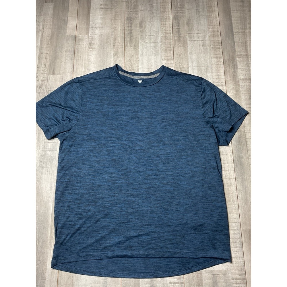 Berkley Jensen XL Mens‎ Tee T Shirt blue Short Sleeve Crew Neck Perfect